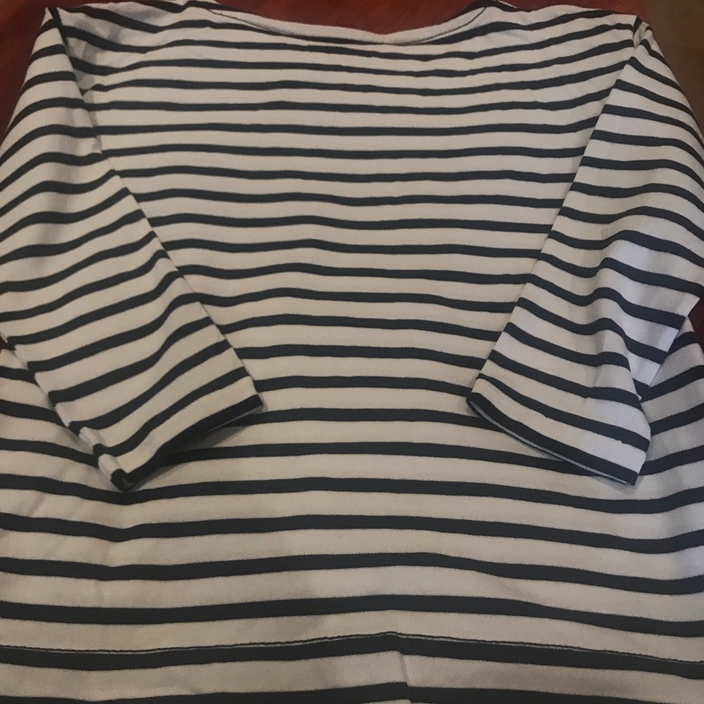 Cotton striped long sleeved t-shirt - Picture 2 of 3